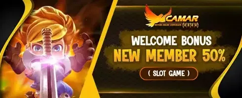 Welcome Bonus Member Baru 100% promotion banner